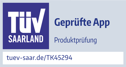 TÜV Siegel der VR Banking App TÜV Siegel der VR Banking App